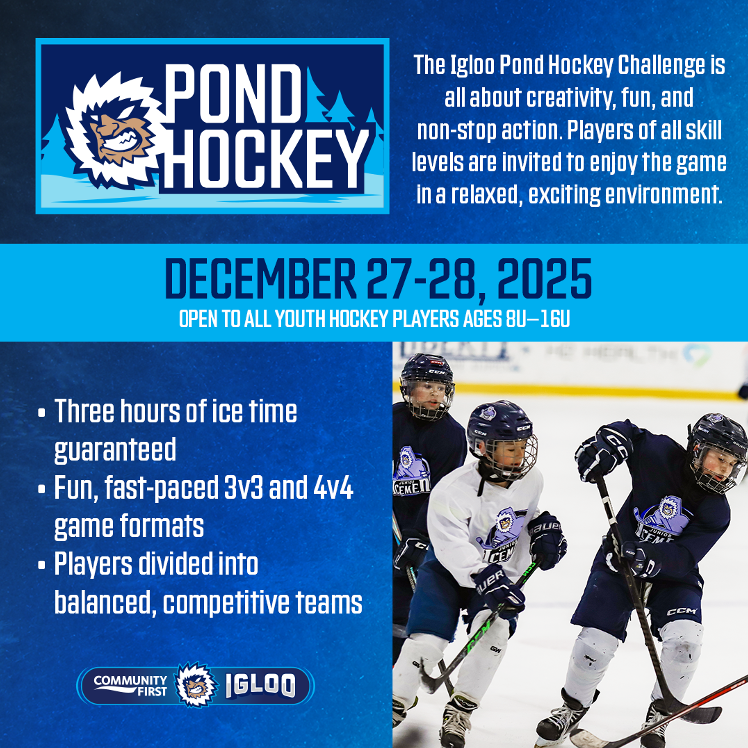 Igloo 2025 Pond Hockey Social 1080X1080