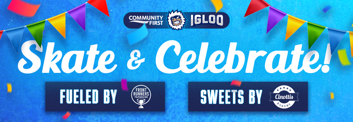 Igloo Skate And Celebrate Banners Title