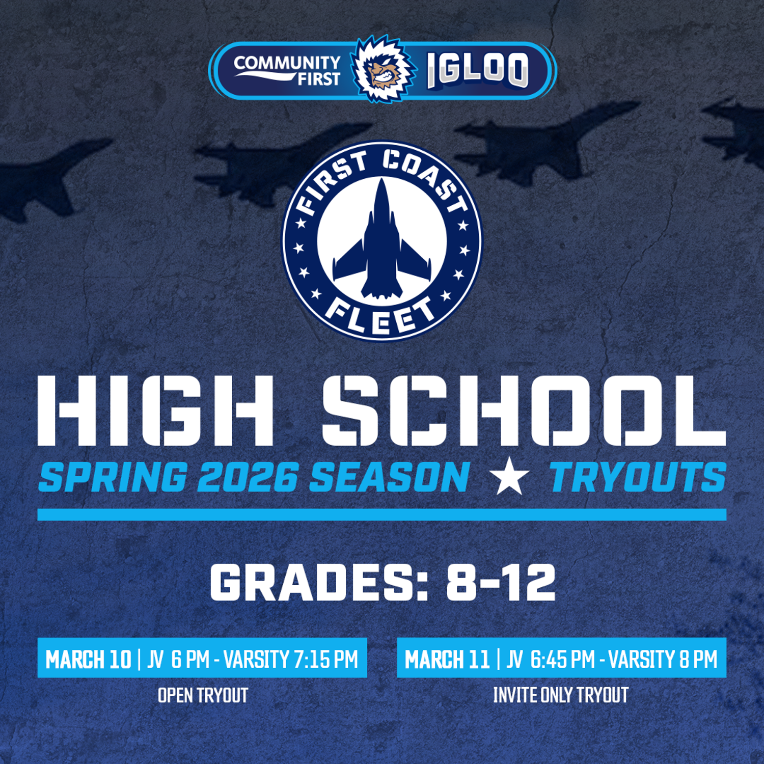 Igloo Hockey First Coast Fleet Spring 2026 Socials 1080